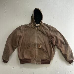 Vintage Carhartt J06 CHT Active Jacket Size XL Tall Chestnut Brown